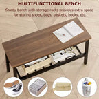 Ensemble de salle à manger rectangulaire noir/marron pour 4 personnes, 2 chaises et un banc