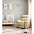 Fauteuil Inclinable Large Surdimensionné - Grand Fauteuil Inclinable Manuel en Faux Cuir PU pour Adultes, Fauteuil de Repos au Confort Exceptionnel