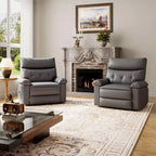 Fauteuil Inclinable Large Surdimensionné - Grand Fauteuil Inclinable Manuel en Faux Cuir PU pour Adultes, Fauteuil de Repos au Confort Exceptionnel