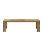 MAYEERTY 86.61 Grande Table de Salle à Manger Spacieuse, Bureau Multifonctionnel avec Pieds Larges Robustes et Montage Facile