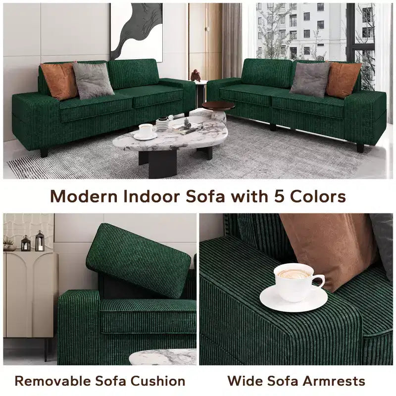 Causeuse de salon d'intérieur de style moderne Uptiot