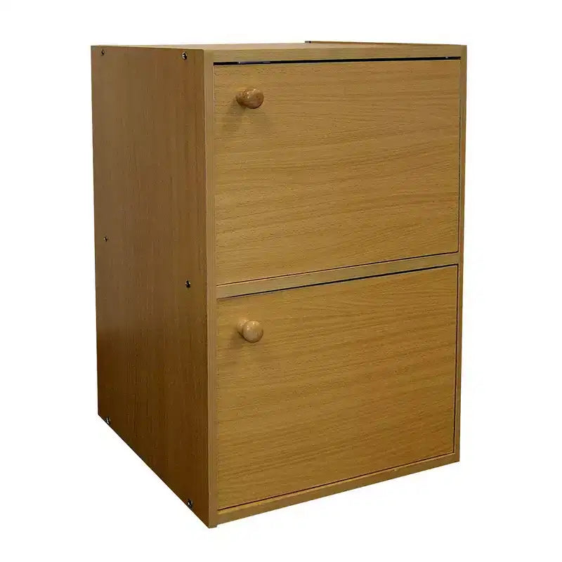 HomeRoots 24 Natural Wood Bookcase