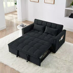 Okak Canapé-lit Moderne Pliable et Extensible 54.33 Canapé-lit Convertible Futon avec 3 longueurs et Dossier Ajustable pour Salon