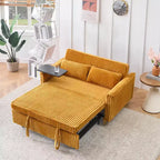 Okak Canapé-lit Moderne Pliable et Extensible 54.33 Canapé-lit Convertible Futon avec 3 longueurs et Dossier Ajustable pour Salon