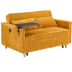 Okak Canapé-lit Moderne Pliable et Extensible 54.33 Canapé-lit Convertible Futon avec 3 longueurs et Dossier Ajustable pour Salon
