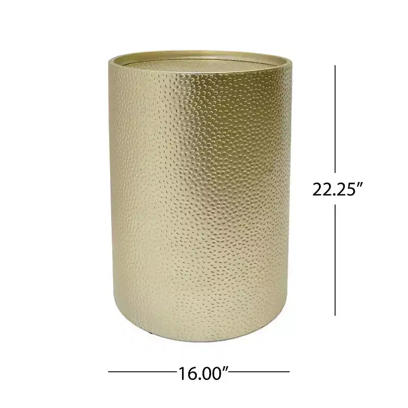 Okak Lot de 2 tables d'appoint, tables de bout modernes en métal pour l'intérieur et l'extérieur, tables basses décoratives pour le jardin, le salon, la cour, le balcon
