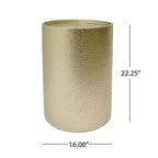 Okak Lot de 2 tables d'appoint, tables de bout modernes en métal pour l'intérieur et l'extérieur, tables basses décoratives pour le jardin, le salon, la cour, le balcon