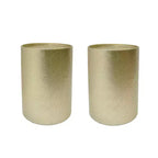 Okak Lot de 2 tables d'appoint, tables de bout modernes en métal pour l'intérieur et l'extérieur, tables basses décoratives pour le jardin, le salon, la cour, le balcon