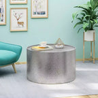 Okak Lot de 2 tables d'appoint, tables de bout modernes en métal pour l'intérieur et l'extérieur, tables basses décoratives pour le jardin, le salon, la cour, le balcon