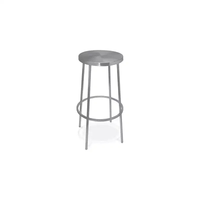 Meridian Furniture,Tyson Silver Iron Bar Stool