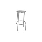 Meridian Furniture, Tabouret de bar Tyson en fer argenté