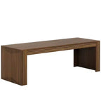 Bureau en bois rustique marron pour 2 personnes, 199,9 cm