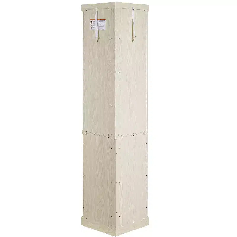 Meuble de rangement de cuisine blanc à 2 portes, en MDF, montage par 1 personne