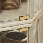 Meuble de rangement de cuisine blanc à 2 portes, en MDF, montage par 1 personne