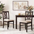 Costway Dining Chairs Set of 2/4 with Hollowed Backrest & Padded Seat for Living Room Kitchen