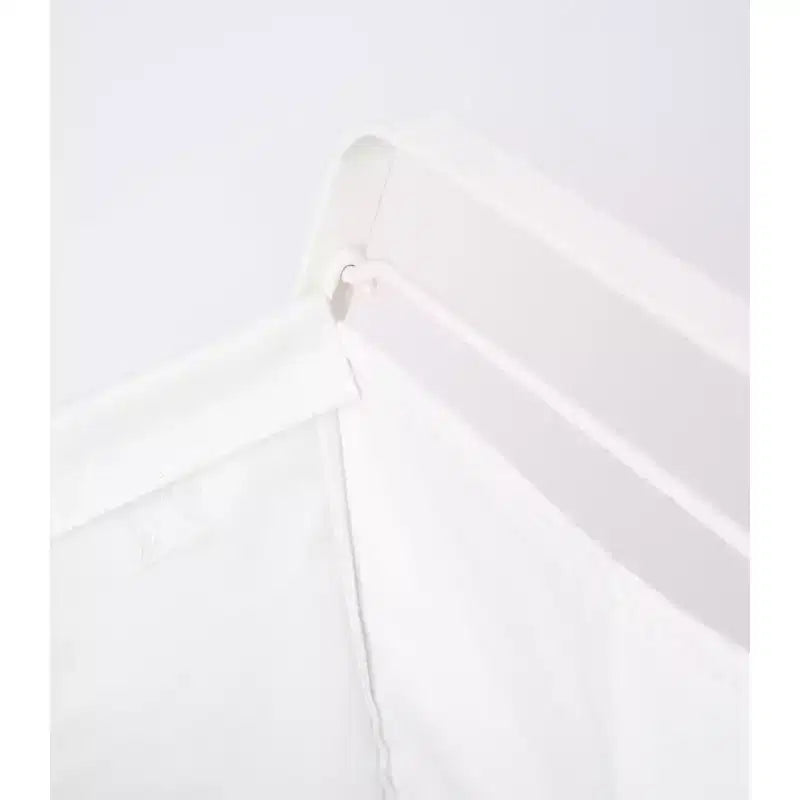 Panier à Linge avec Doublure en Coton – Noir/Blanc, Cadre en Acier, pour 1 Personne