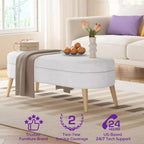 Banc de rangement ottoman beige/gris/blanc, couvercle rabattable, une place