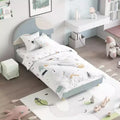 Upholstered Bed Frame with Headboard