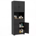 Costway 67.5'' Kitchen Pantry Cabinet w/4 Doors 1 Drawer Open Countertop Adjustable Shelf